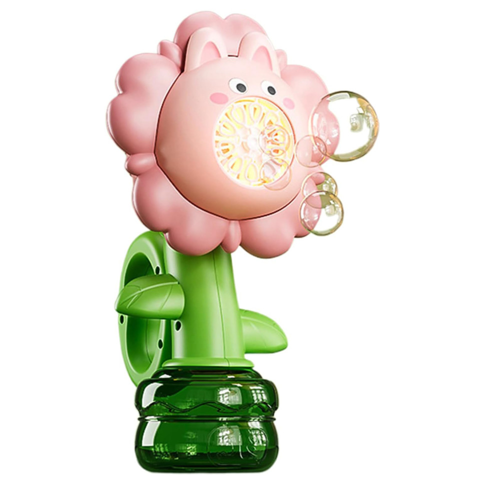 Мыльные пузыри Flower Bubble Machine BJC-5A(Bunny-Pink) со светом опт, дропшиппинг