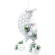 Новогоднее украшение "Снеговик с украшением" 116327, 25 x 32 см опт, дропшиппинг