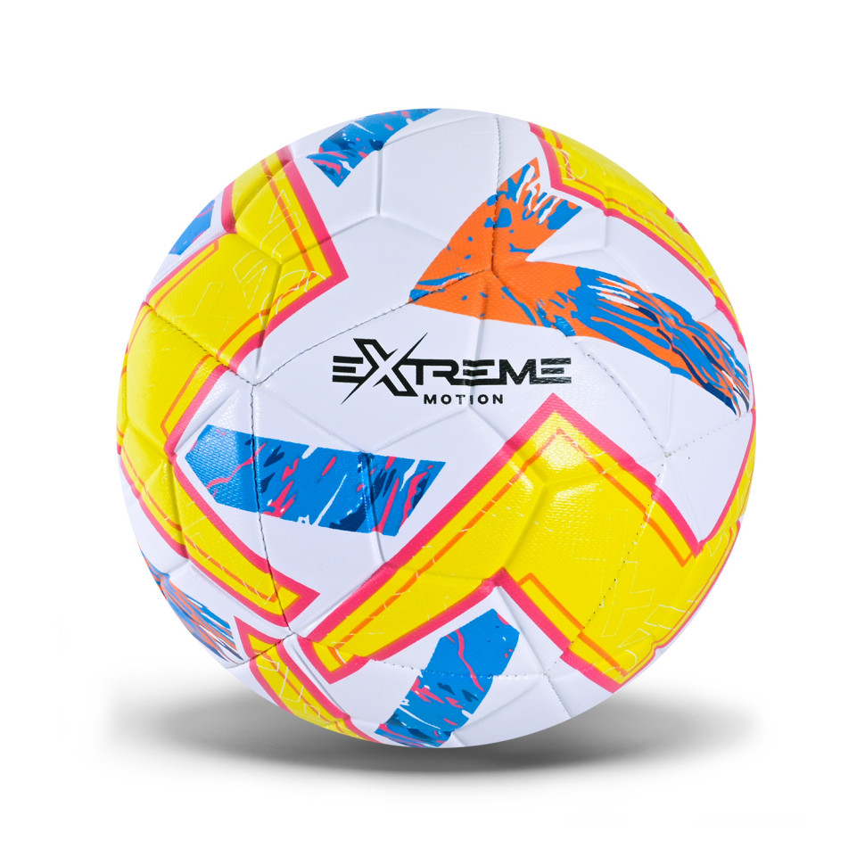 М'яч футбольний FB25673(Yellow-Orange) розмір №5, PU, 400 гр - гурт(опт), дропшиппінг
