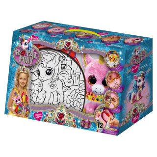 УЦЕНКА!!! Набор для креативного творчества "Royal Pony" Danko Toys RP-01-08U-UC с акриловыми красками