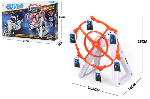 Игрушечный тир с пистолетом на поролоновых пулях CH2128 с мишенью