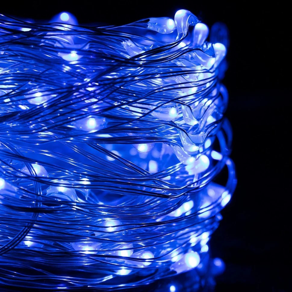 Гирлянда (конский хвост) Springos CL0095, 2 м 300 LED, Blue опт, дропшиппинг
