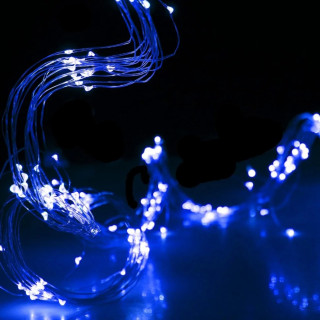 Гирлянда (конский хвост) Springos CL0095, 2 м 300 LED, Blue