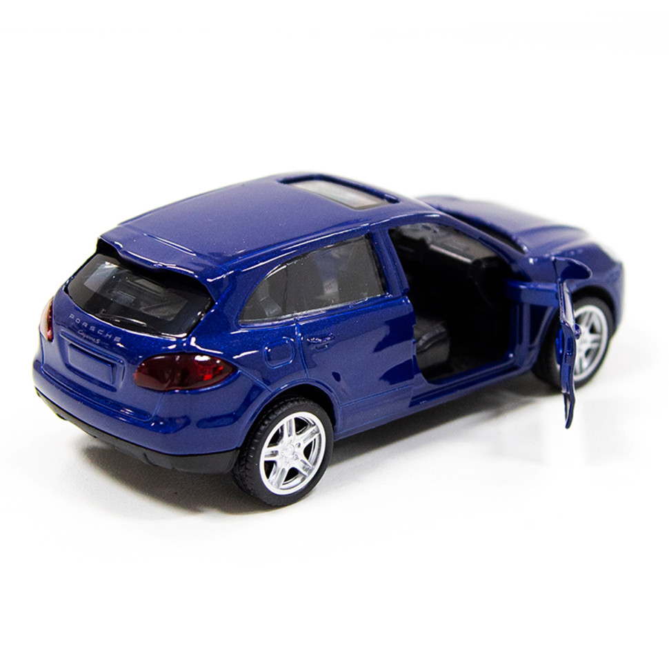 Детская автомодель PORSCHE CAYENNE S TechnoDrive 250251 синий опт, дропшиппинг