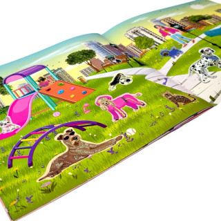 Детская книжечка с наклейками "Dogs & Cats" РМ-87-03