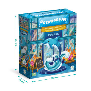 Детский виммельпазл "Музей Океанариум" 300641, 150 элементов