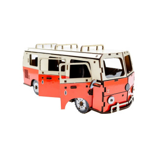 Деревянный 3D конструктор "Микроавтобус" Puz-00926, 156 деталей