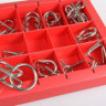 Набор головоломок 10 Metall Puzzles red Eureka 3D Puzzle 473358, 10 головоломок                       опт, дропшиппинг