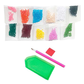 Набор для творчества Алмазные стикеры "Зверюшки" 20299, 12 шт