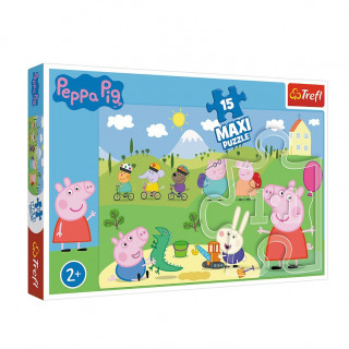 Детские пазлы "Счастливый день Пеппы" 14334 (15 элем.)
