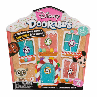 Игровой набор "Большой праздничный домик" Disney Doorables 44637, 5 фигурок