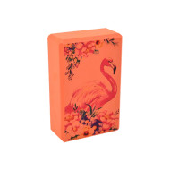 Блок для йоги "Фламинго" MS 0858-13(Orange) EVA 23 х 15 х 7,5 см